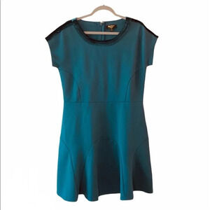 Juicy‎ Couture Black Label LA Teal Scuba Dress 14